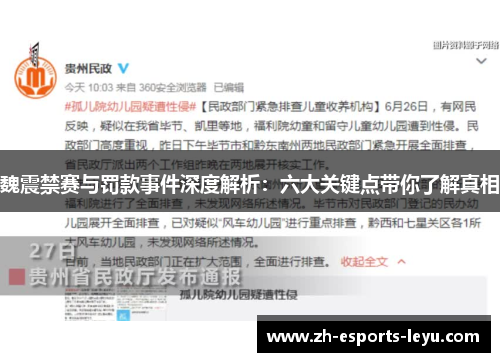 魏震禁赛与罚款事件深度解析：六大关键点带你了解真相